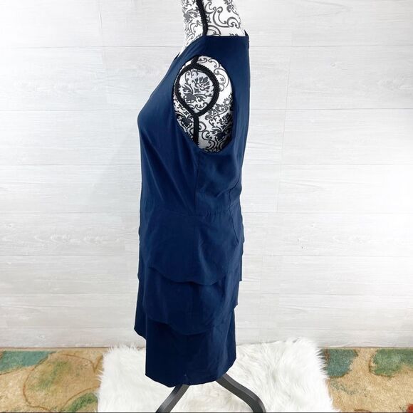 J. McLaughlin Tiered Scalloped Midi Dress - Picture 7 of 9